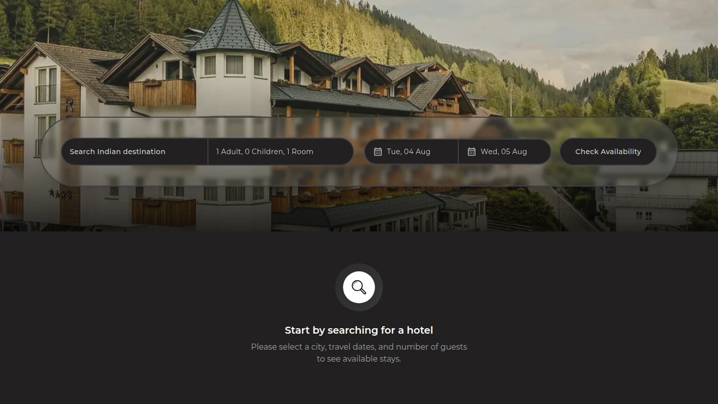 Hotel search