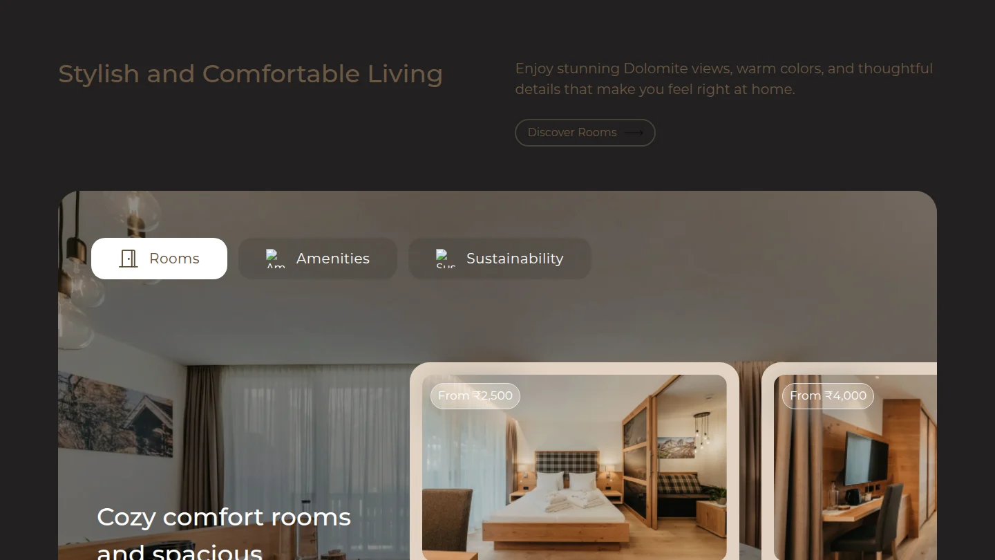 Rooms and amenities